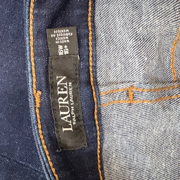 Lauren Ralph Lauren High-Rise Skinny Ankle Jean - 16W - Picture 6 of 8